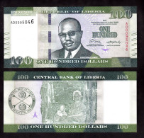 LIBERIA 100 DOLLARI 2017 PIK 35B FDS - Liberia