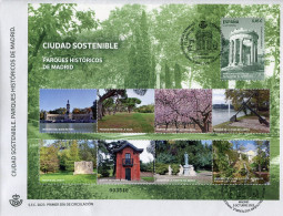 Espagne - 5/10/2023 - Bloc Feuillet Madrid Ciudad Sostenible - Enveloppe Premier Jour - 003540 - Used Stamps