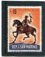 SAN MARINO - 1961  10 L   OLD HUNT  MINT NH - Neufs