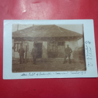 CARTE PHOTO ROUMANIE BATINESTI SOLDAT 1918 - Roemenië