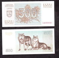 LITUANIA  500 TALONU 1993 PIK 46 FDS - Lithuania