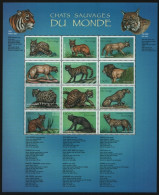 Kongo-Kinshasa 2000 - Mi-Nr. 1438-1449 ** - MNH - Wildtiere / Wild Animals - Mint/hinged