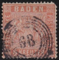 Baden    -     Michel   -   11  (2 Scans)      -    O       -   Gestempelt - Usados