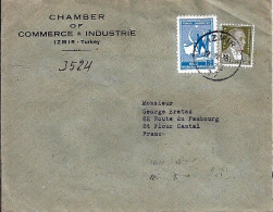 TURQUIE N° 964/817 S/L. DU 17.12.48 POUR LA FRANCE - Lettres & Documents