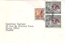 CHYPRE N° 173/174x2 S/L. DE LARNACA / 31.1.61 POUR LA FRANCE - Briefe U. Dokumente