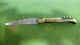 B7 / COUTEAU LAGUIOLE VERITABLE GARANTIE ORIGINE - Knives