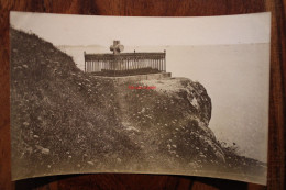 Photo 1890's St Malo Grand Bé Tombeau De Chateaubriand Ile Et Vilaine Tirage Albuminé Albumen Print Vintage - Places