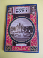 Ricordo Di ROMA/Parte I /Livret Souvenir De Rome/avec 29 Vues Photographiques Héliogravures/ Vers1910-1920     PGC543 - Libros Antiguos Y De Colección