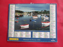 CALENDRIER ALMANACH PORTSALL FINISTERE MENTON ALPES MARITIMES OBERTHUR 2004 - Grossformat : 2001-...