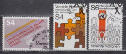 UNO-Wien  16-18 , O  (J 1971) - Used Stamps