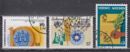 UNO-Wien  21-23 , O  (J 1972) - Used Stamps