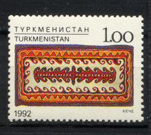 TURKMENISTAN 1992, Yvert 9, TAPIS, 1 Valeur, Neuf / Mint. R147 - Turkménistan