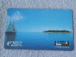 FIJI - "One Of The 300 Islands" - $20 - 9.000EX. - Autos