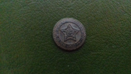 B8 /  BOUTON UNIFORME GREAT SEAL THE STATE OF OKLAHOMA 1907 - Boutons