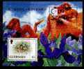 Guernsey Yvertn° Bloc 32 *** MNH Fleurs Bloemen Flowers Cote 5 Euro - Guernesey