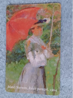 SLOVENIA - 748 - Matej Sternen, Red Parasol - PAINTING - 20.000EX. - Autos