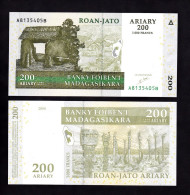 MADAGASCAR 200 ARIARY 2004  PIK 87 FDS - Madagaskar