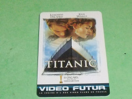 TL6 / Carte Vidéo Futur N° 0 : Titanic           SUPERBE         T101 - Video Futur