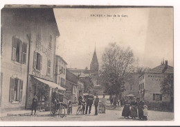 Arches - Rue De La Gare - Carte écrite De Fort D'Arches Pouxeux - Arches