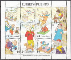 Guernsey Guernesey 1993 Yvertn° Bloc 23 *** MNH Cote 9 € Rupert & Friends - Guernesey