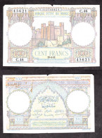 MAROCCO 100 FRANCHI 1951 PIK 45 MB - Marocco