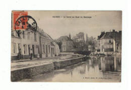 62_GUINES_le Canal Au Quai Du Batelage - Guines