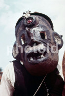 70s  SAO TOME ETHNIC TRIBE VOODOO MASK AFRICA AFRIQUE 35mm DIAPOSITIVE SLIDE NO PHOTO FOTO NB1804 - Diapositives