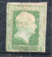 GERMANY GERMANIA GERMAN OLD STATES PREUSSEN PRUSSIA 1850 1856 KING FREDERICK WILLIAM IV 4pf MH - Ungebraucht