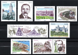 France, Année 2012 - Lot De 8 Timbres - Y&T N° 4634 - 4635 - 4645 - 4655 - 4661 - 4662 - 4679 - 4697 - Neuf ** - Neufs