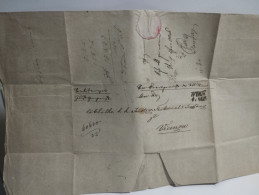 Austria Postal History Letter To Identify. Win To Vicenza Italy - ...-1850 Voorfilatelie