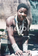 70s ZULU WOMAN ETHNIC TRIBE  SOUTH AFRICA AFRIQUE 35mm DIAPOSITIVE SLIDE NO PHOTO FOTO NB2811 - Diapositives