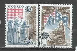 9307K-SELLOS SERIE COMPLETA MONACO 1982 EUROPA Nº1322/1323 .BONITOS - Used Stamps