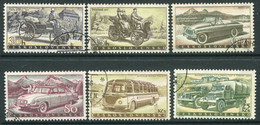 CZECHOSLOVAKIA 1958 Motor Vehicle Construction Used.  Michel  1109-14 - Used Stamps