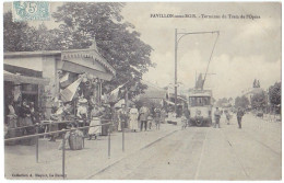 PAVILLONS-SOUS-BOIS (93) – Terminus Du Tram De L’Opéra. Collection A. Moquet, Le Raincy. Superbe Animation. - Les Pavillons Sous Bois