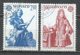 9307L-SELLOS SERIE COMPLETA MONACO 1985 EUROPA Nº1459/1460 .BONITOS - Used Stamps