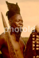 70s  VATUA WARRIOR  ETHNIC TRIBE  AFRICA AFRIQUE 35mm DIAPOSITIVE SLIDE NO PHOTO FOTO NB2815 - Diapositives
