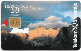 Slovenia - Telekom Slovenije - Škrlatica, PAP Telematika, Gem2 Black, 02.1998, 50U, 4.471ex, Used - Slowenien