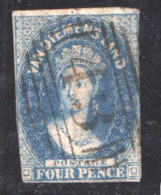 Chalon 4d. Double Lined Numeral Cancel  SG 35 - Oblitérés