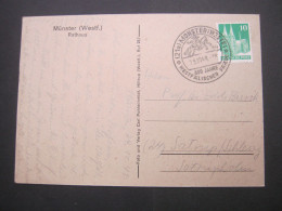 1948 , Münster - 300 Jahre Westfälischer Friede  , Klarer  Stempel Auf Karte - Cartas & Documentos