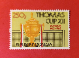 1982 Indonesia - Stamp Postfris - Badminton