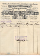 1907. AUSTRIA,RICHARD SCHILLER,POTTERY MANUFACTURERS,LETTERHEAD,TO BELGRADE,SERBIA - Österreich