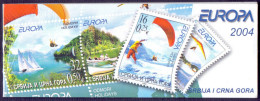 JUGOSLAVIA - EUROPA  CEPT - BOKLETS - 2004 - Carnets