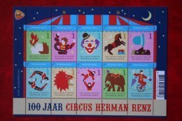 Circus Herman Renz  NVPH V2868-2877 2868 ; 2011 POSTFRIS / MNH ** NEDERLAND / NIEDERLANDE / NETHERLANDS - Neufs