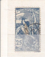 1  Timbre  Oblitéré   Suisse  Jubile De L'union Postale Universelle  N° 79     25c  Switzerland - Gebraucht