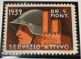 Schweiz Militaire Soldatenmarke  Servizio Attivo 1939 Z 18 - Vignetten