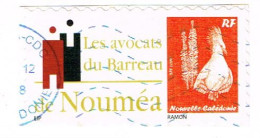 Nouvelle Caledonie Caledonia Timbre Personnalise A Moi PRIVÉ OBLITERE AVOCAT BARREAU NOUMEA CAGOU 2018 - Nuovi