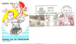 SPAIN 1983 EUROPA CEPT FDC - 1983