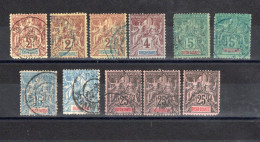 Diego-Suarez - Lot Oblitérés - Used Stamps