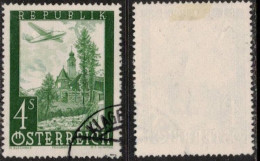 ARCHITECTURE CHURCH KIRCHE EGLISE  AUSTRIA ÖSTERREICH AUTRICHE 1947 MI 826 Sc C51 Flugpost Air Mail - Used Stamps