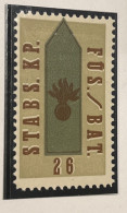Schweiz Militaire Soldatenmarke  Füs. Bat 26 Stabs. Kp Z 18 - Labels